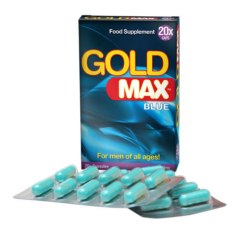 GOLD MAX BLUE Natürliche Potenzpillen für Männer