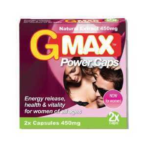 G-MAX POWER CAPS für Frauen 2 Kps. - natürliche Potenzpillen für Frauen