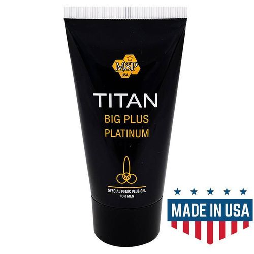 TITAN Big Plus Platinum Gel d'érection et d'agrandissement du pénis